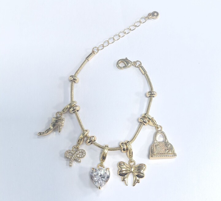 ZAXIE by Stefanie Taylor Breakfast at Tiffany's Charm Bracelet