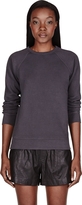Thumbnail for your product : Alexander Wang T by Charcoal Vintage Fleece Sweatshirt