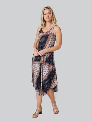 M&Co Izabel London Geo Print Sleeveless Sun Dress