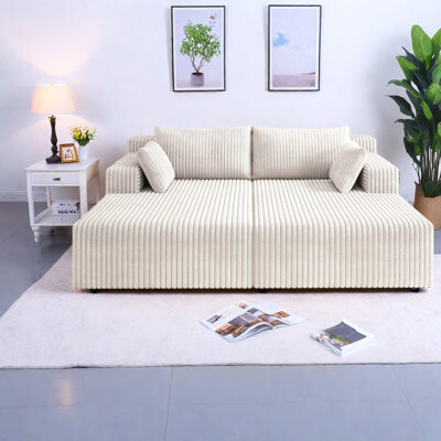Wrought Studio Spacious Modular Sofas Foam Upholstered Modern Couches For Home