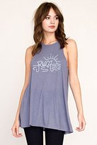 Thumbnail for your product : RVCA Juniors Freehand High Neck Graphic Tank