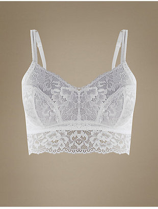 M&S Collection Lace Non-Padded Bralet DD+