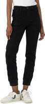 Thumbnail for your product : KUT from the Kloth Chris High Waist Cotton Blend Utility Joggers