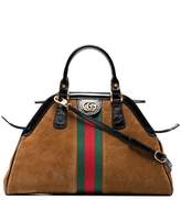 Thumbnail for your product : Gucci brown small RE(BELLE) suede shoulder bag