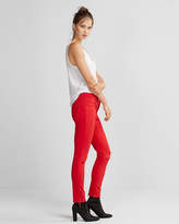 Thumbnail for your product : Express Mid Rise Knee Slash Ankle Leggings