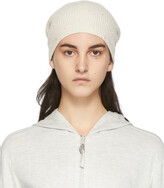 Thumbnail for your product : Brunello Cucinelli Off-White Cashmere & Wool Glitter Beanie