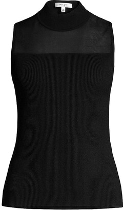 sheer yoke top