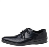 Thumbnail for your product : Prada Black Patent Leather Lace Up Oxfords Size 42
