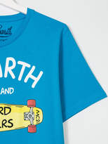 Thumbnail for your product : MC2 Saint Barth Kids Teen skateboard print T-shirt