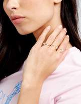 Thumbnail for your product : Aldo Taleclya 3 Pack Gem Rings