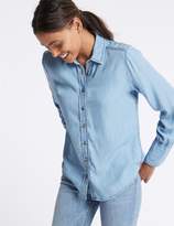 Thumbnail for your product : Marks and Spencer Denim Tencel Long Sleeve Shirt