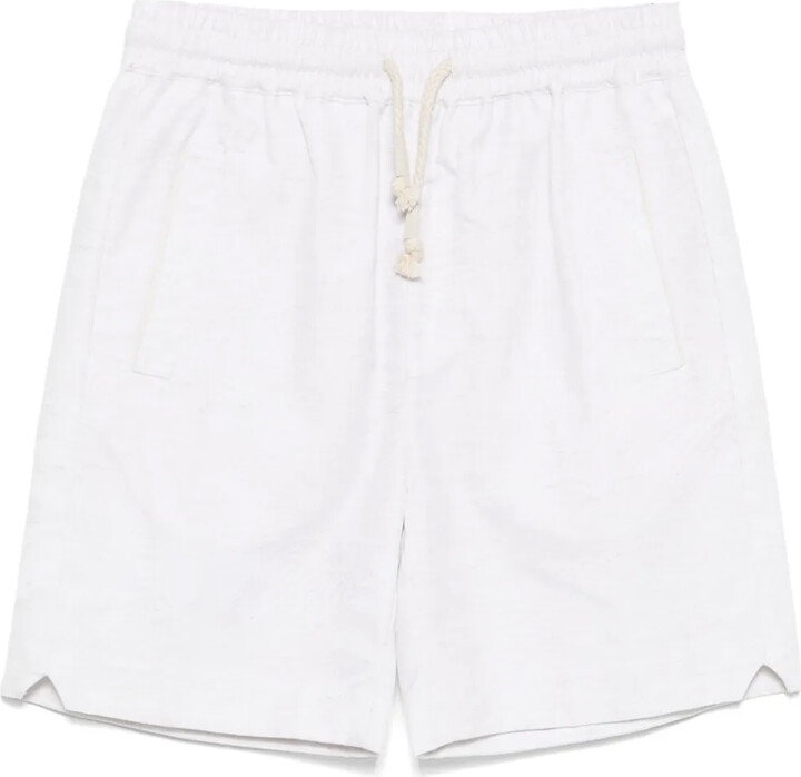 Eleventy Pattern-Jacquard Shorts