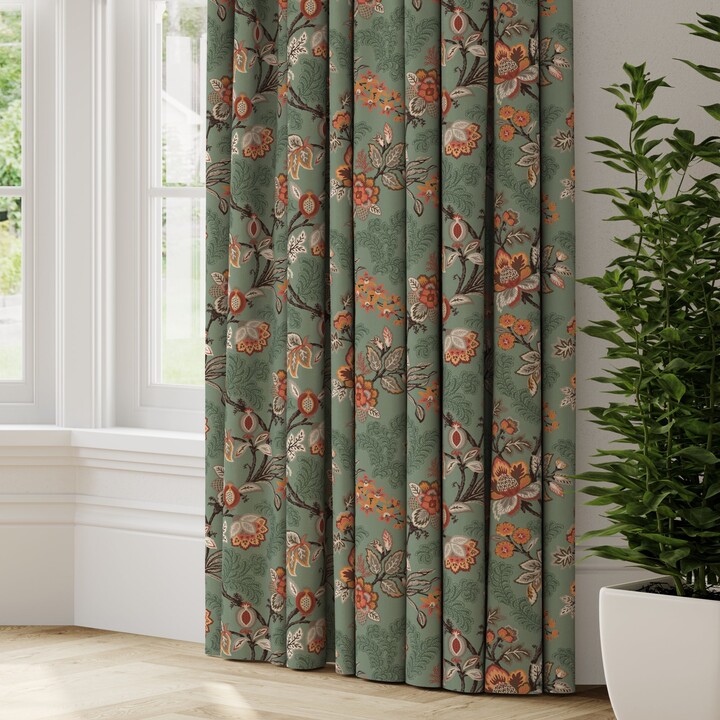 Dunelm Maximalist Jacobean Made to Measure Curtains Jacobean Fern