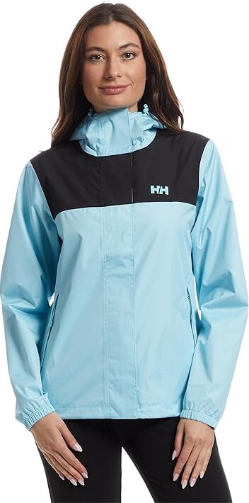 Helly Hansen Vancouver Rain Jacket Women's Clothing Blue : MD Polyamide/Polyester