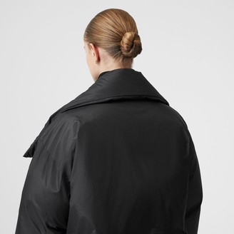 Burberry Detachabe Hood Down-fied Oversized Wrap Coat