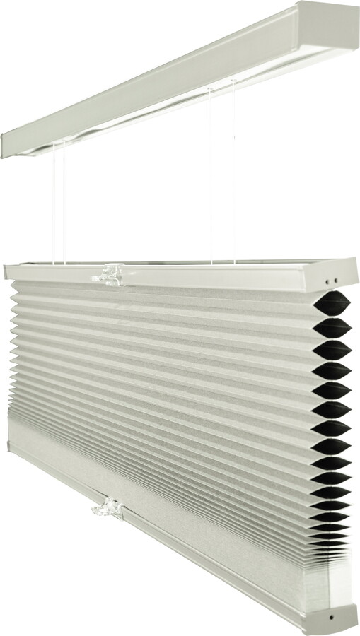 Chicology Cordless Top Down Bottom Up Blackout Cellular Shade Pebble Grey 23 in. W x 48 in. L