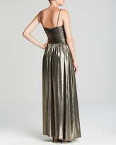 Thumbnail for your product : Aqua Sweetheart Neck Spaghetti Strap Illusion Inset Metallic Gown - Bloomingdale's Exclusive