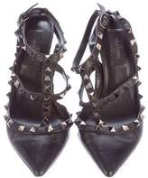 Thumbnail for your product : Valentino Leather Rockstud Pumps
