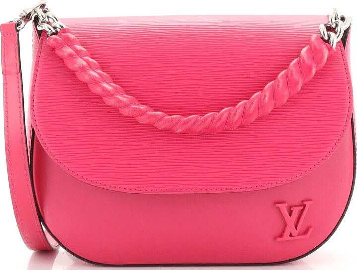 Louis Vuitton Alma Mini Shoulder Bag in Pink and Red Bicolor Patent