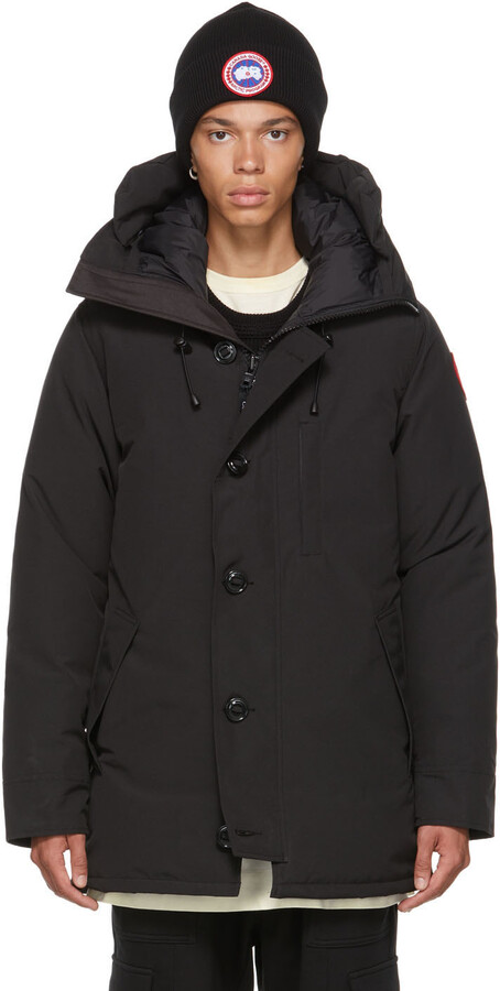 men black parka jacket