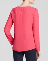 Thumbnail for your product : Aqua Blouse - Long Sleeve High/Low
