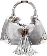 Thumbnail for your product : Gucci Silver Leather Indy Hobo