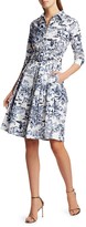Thumbnail for your product : Samantha Sung Audrey Printed Shirtdress