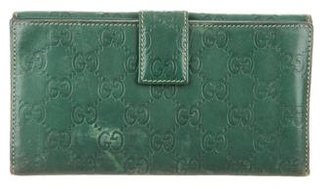 Gucci Guccissima Signature Continental Wallet