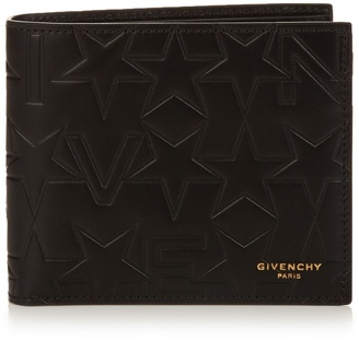 Givenchy Bi-fold embossed leather wallet