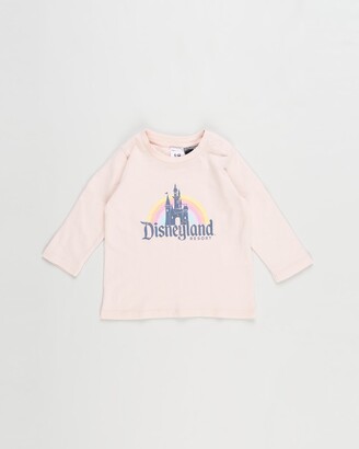 Cotton On Baby - Pink Printed T-Shirts - Jamie Long Sleeve Tee - Babies - Size 3-6 months at The Iconic