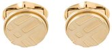 Thumbnail for your product : Burberry engraved logo disc cufflinks