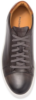 magnanni cuervo leather sneaker