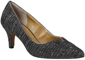 j renee silver dress shoes