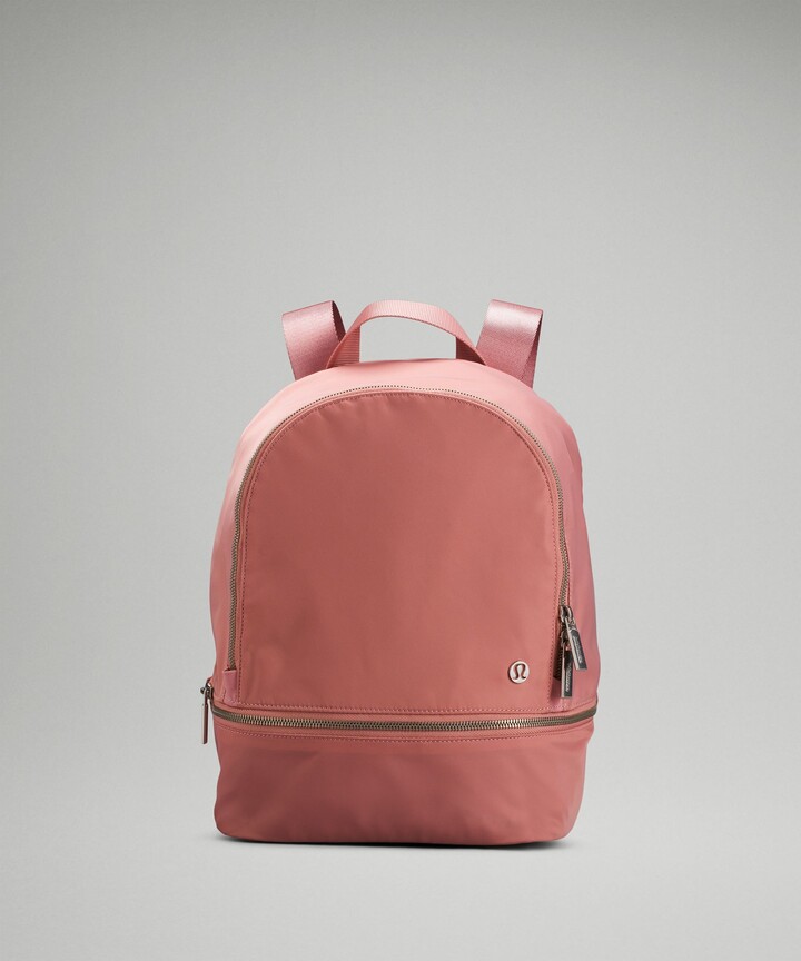 pink mesh backpack