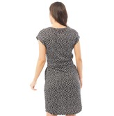Thumbnail for your product : Board Angels Womens Tie Waist Jersey Dress Black/White