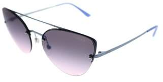 Vogue 0vo4074s 5077h9 Matte Azure Cat-eye Sunglasses