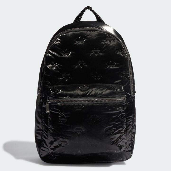 adidas Trefoil Monogram Jacquard Backpack - Black | Women's Lifestyle |  adidas US