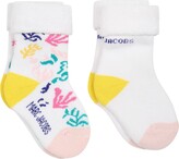 Thumbnail for your product : Little Marc Jacobs White Set For Baby Girl With Logo