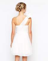 Thumbnail for your product : TFNC Prom One Shoulder Dress With Corsage Detail