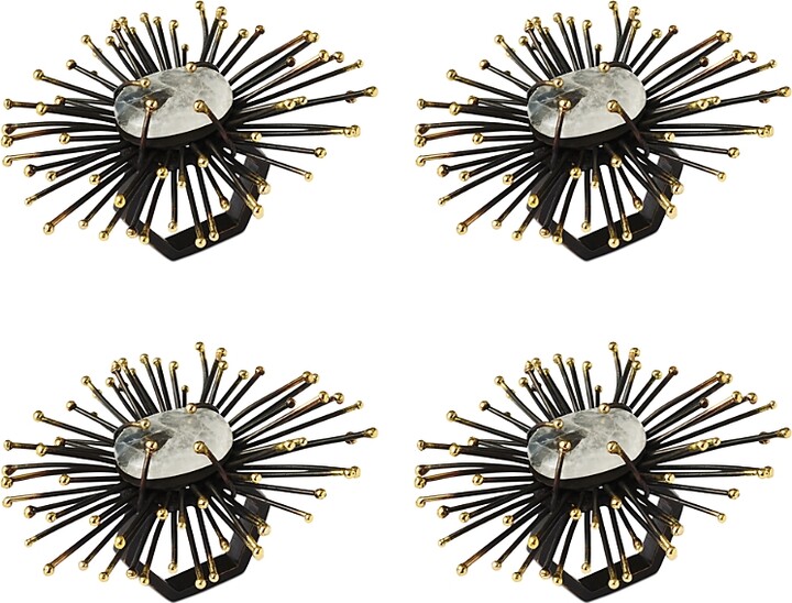 Kim Seybert Flare Napkin Rings, Set of 4