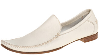 Mens Cream Slip On Shoes | Shop the world's largest collection of fashion |  ShopStyle UK