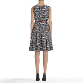Thumbnail for your product : Jones New York Black and White Fit and Flare Dress