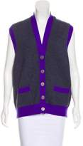 Thumbnail for your product : Chanel Cashmere Sleeveless Cardigan