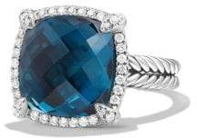 David Yurman Chatelaine Pave Bezel Ring With Black Onyx And Diamonds,