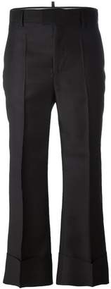 DSQUARED2 cropped tailored flare trousers