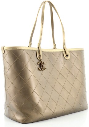 Chanel Fever Tote Quilted Caviar Large - ShopStyle