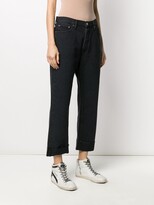 Thumbnail for your product : RE/DONE High Rise Straight-Leg Jeans