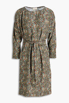 Thumbnail for your product : American Vintage Belted floral-print twill dress