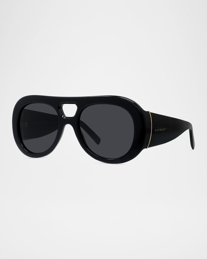 Givenchy Bold Acetate Round Sunglasses
