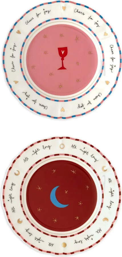 Bitossi Home Graphic Plate (Set Of Two)